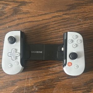 Backbone Black and White Gaming Controller